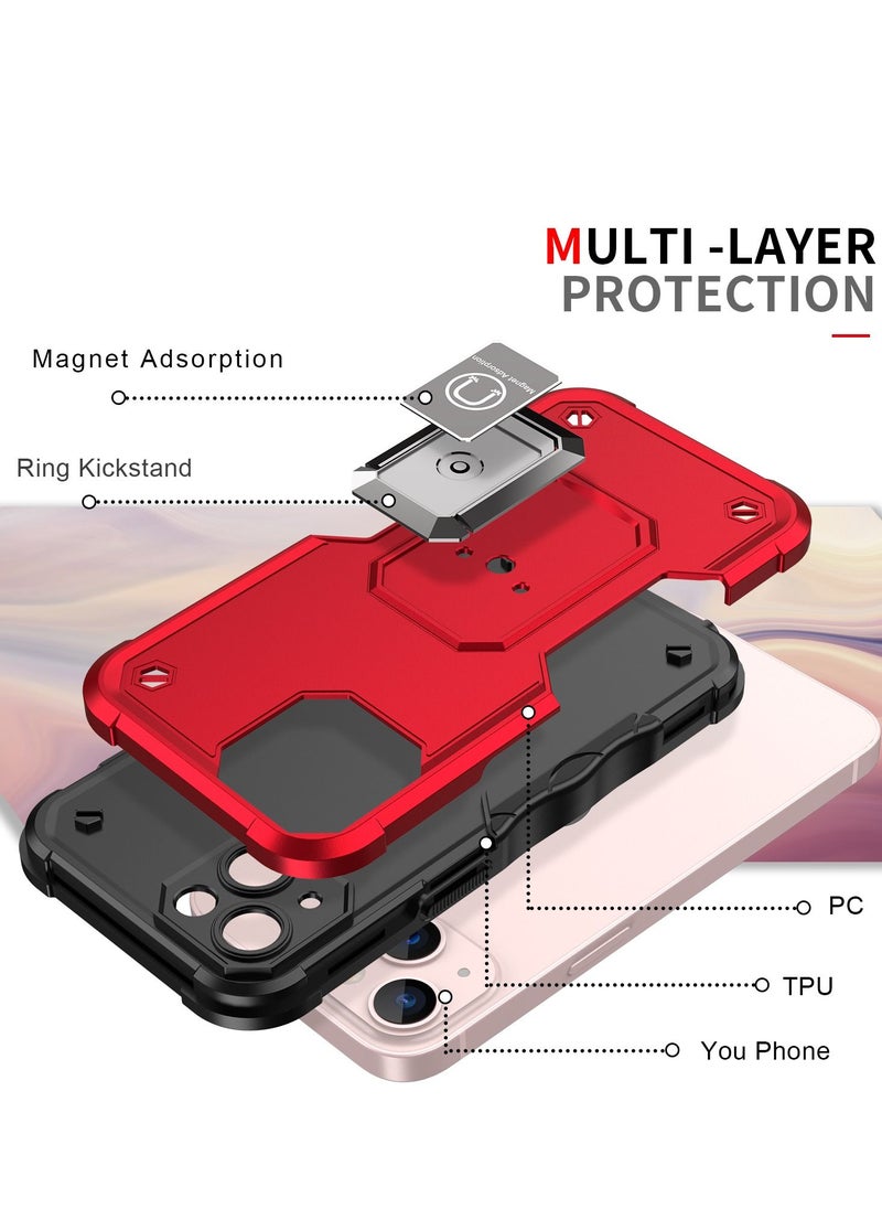 GULFLINK Back Cover Phone Protect Case For Apple iPhone 14 pro Red  - Image 2