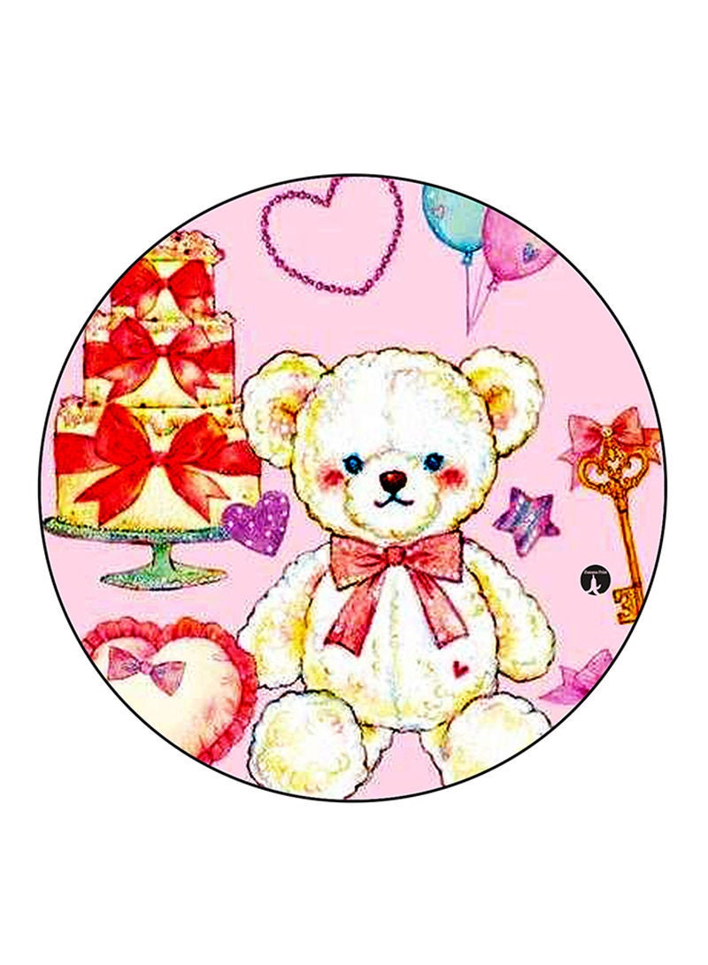 Bear Printed Mouse Pad Multicolour