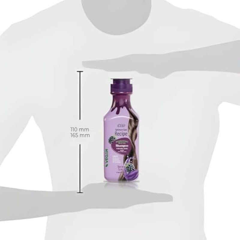 Eva Optimum Care Recipe Hydrating Blend Shampoo Berries Scent 350 Ml - Image 2