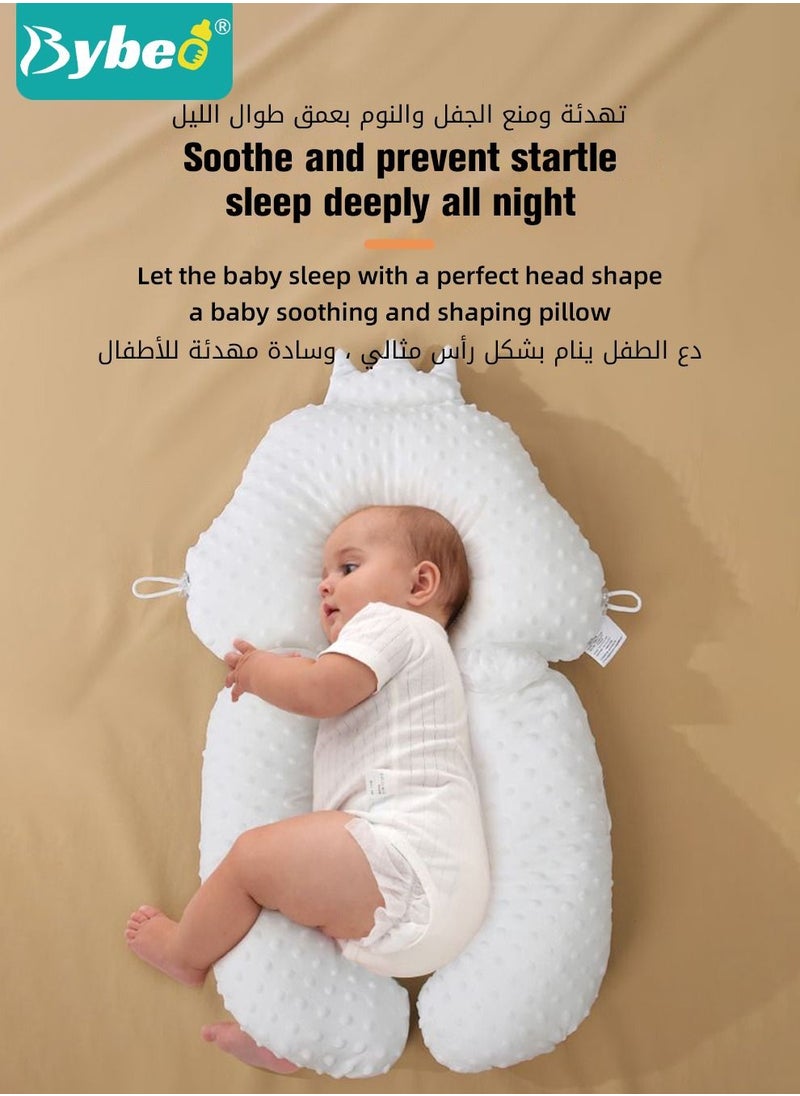 Bybeo - Baby Newborn Nursing Sleeping Pillow Anti-Startle Toddler Boys and Girls Comfortable Lightweight Shaping Pillows for Kids Infants Superhigh Quality - Image 1