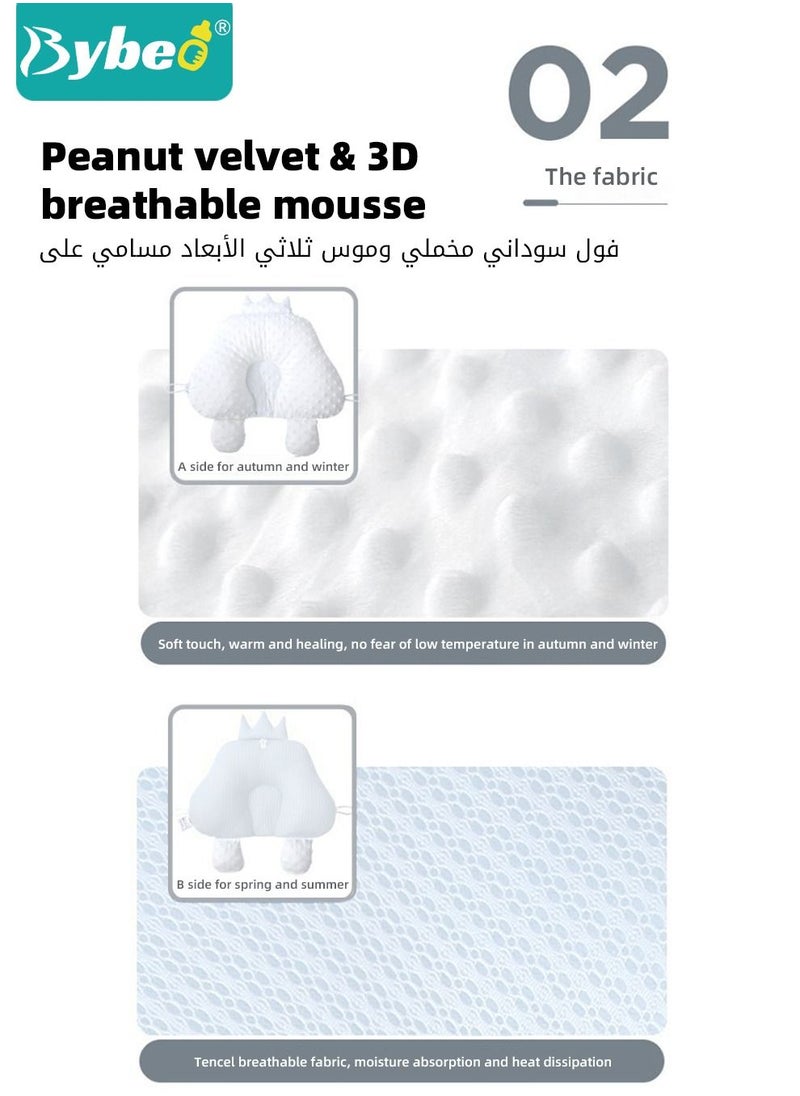 Bybeo - Baby Newborn Nursing Sleeping Pillow Anti-Startle Toddler Boys and Girls Comfortable Lightweight Shaping Pillows for Kids Infants Superhigh Quality - Image 1