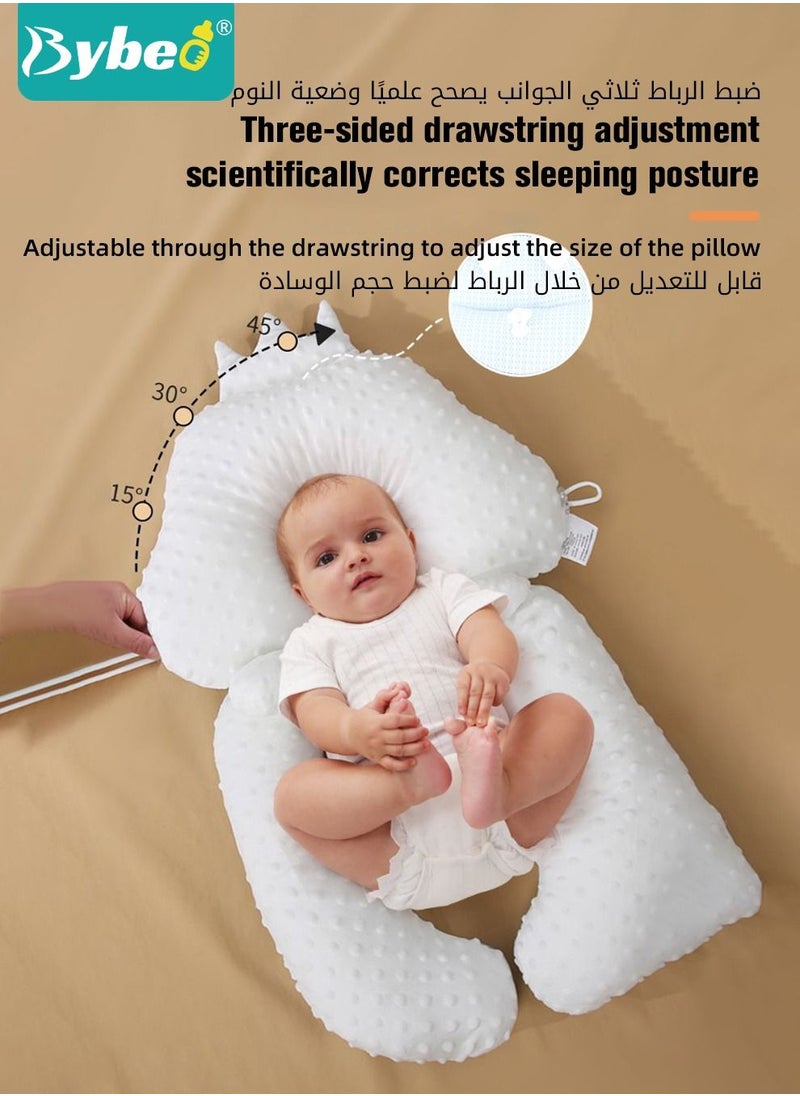 Bybeo - Baby Newborn Nursing Sleeping Pillow Anti-Startle Toddler Boys and Girls Comfortable Lightweight Shaping Pillows for Kids Infants Superhigh Quality - Image 1