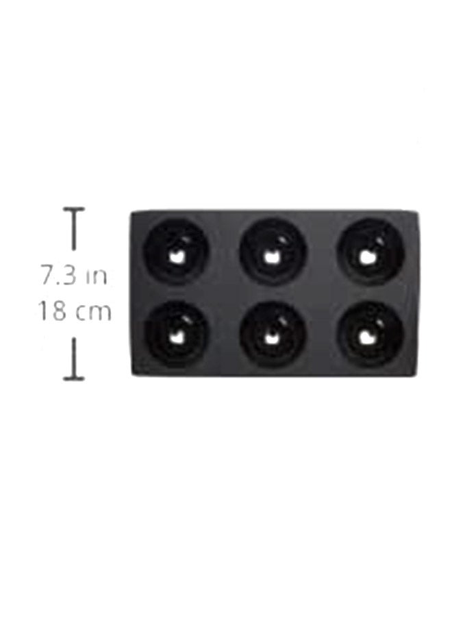Lekue 6-Cavities Professional Semi Sphere Black - Image 4