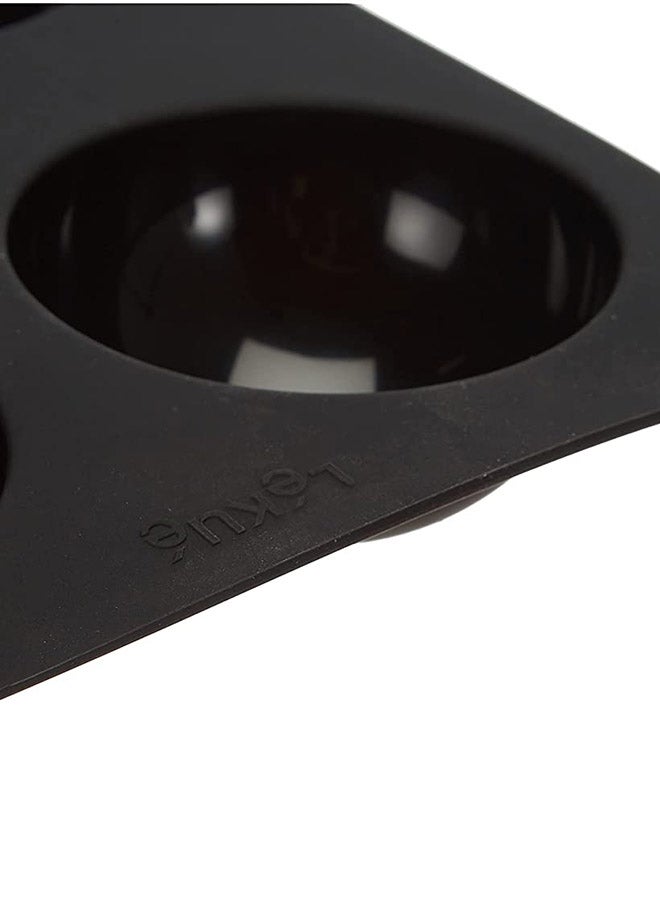 Lekue 6-Cavities Professional Semi Sphere Black - Image 3