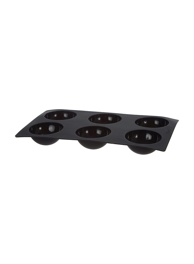 Lekue 6-Cavities Professional Semi Sphere Black - Image 1