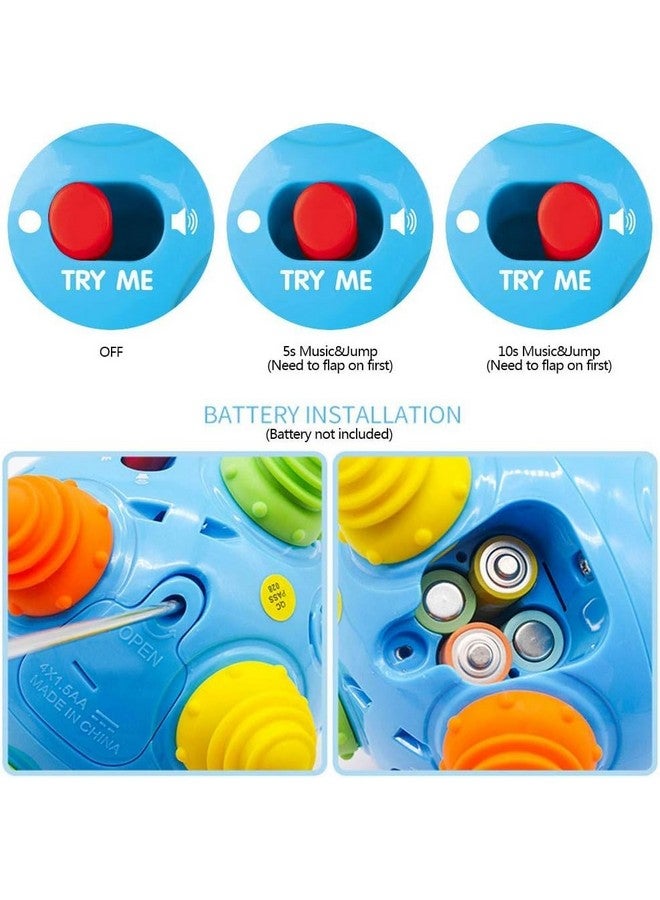 VANLINNY Toddlers Baby Music Shake Ball Toy Bumble Ball for Babies,Dancing Bumpy & Interactive Sounds Crawl Toy, Best Bouncing Sensory Learning Gift for 3+ Year Old Boys&Girls. - Image 2
