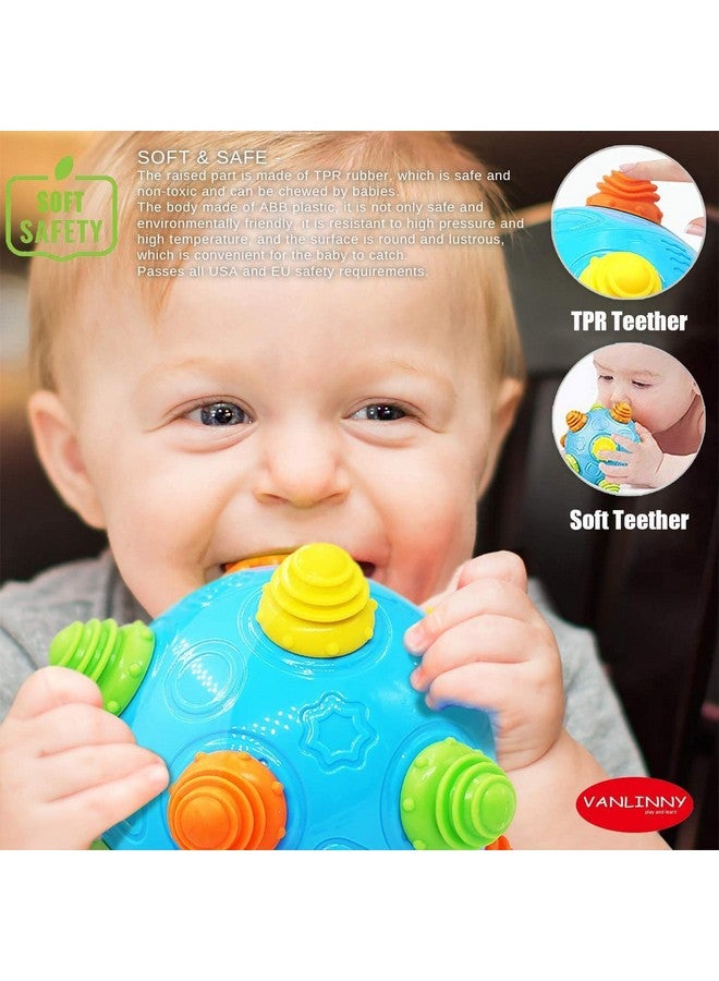 VANLINNY Toddlers Baby Music Shake Ball Toy Bumble Ball for Babies,Dancing Bumpy & Interactive Sounds Crawl Toy, Best Bouncing Sensory Learning Gift for 3+ Year Old Boys&Girls. - Image 3