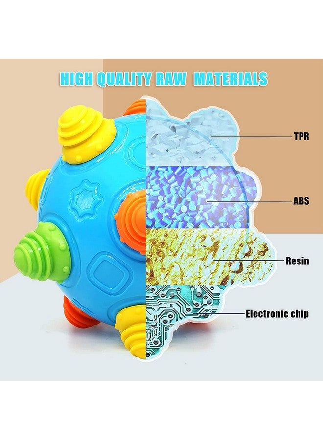 VANLINNY Toddlers Baby Music Shake Ball Toy Bumble Ball for Babies,Dancing Bumpy & Interactive Sounds Crawl Toy, Best Bouncing Sensory Learning Gift for 3+ Year Old Boys&Girls. - Image 5