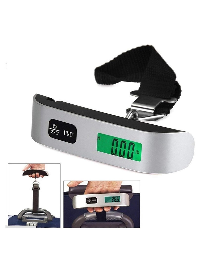 Generic - Digital Hanging Luggage Scale - Portable Handheld Baggage Scale with LCD Display, 50kg/110lb Capacity - Image 1