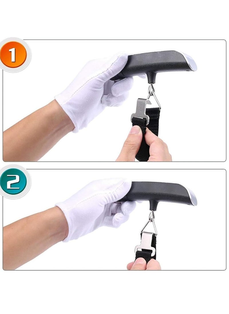 Generic - Digital Hanging Luggage Scale - Portable Handheld Baggage Scale with LCD Display, 50kg/110lb Capacity - Image 1