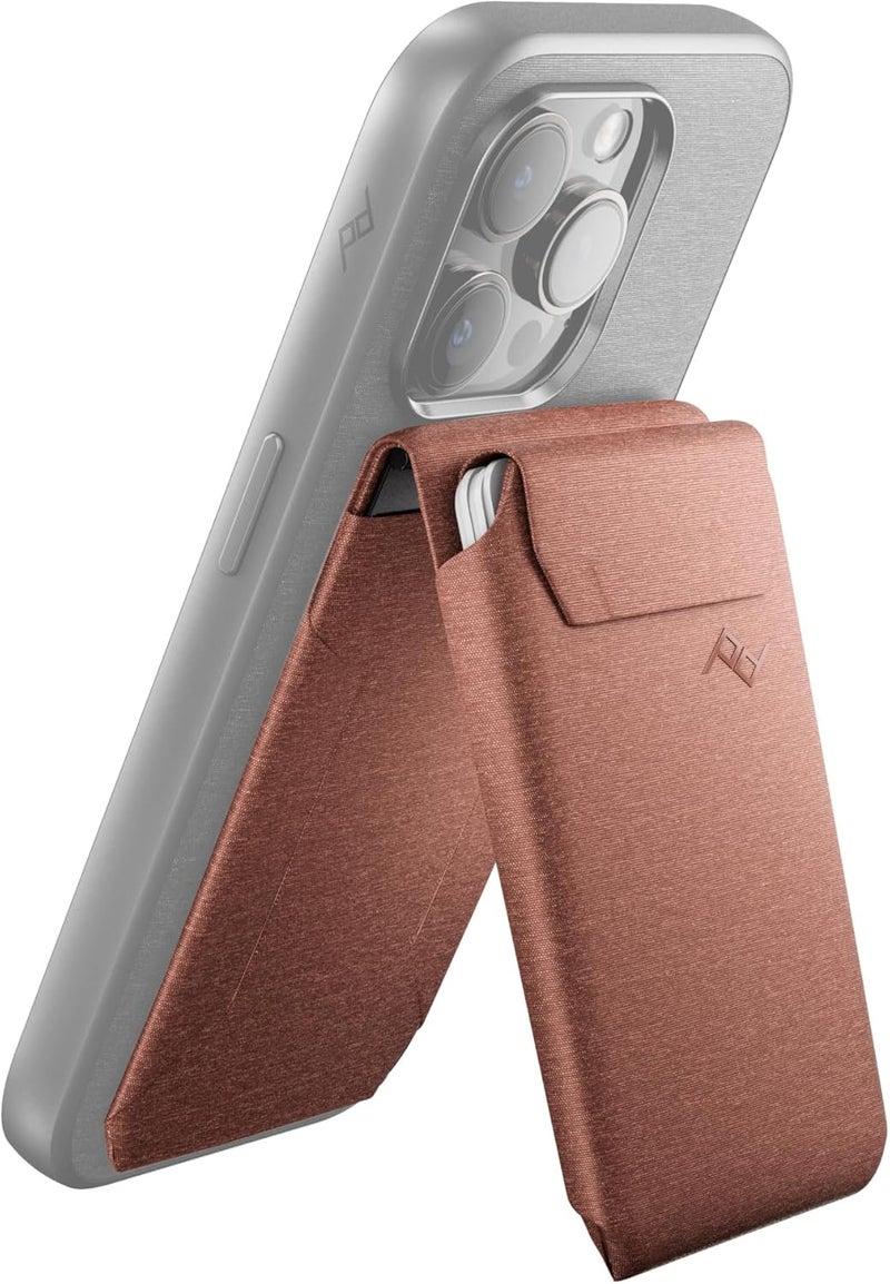 Peak Design Smartphone Stand Wallet - Redwood - Image 1
