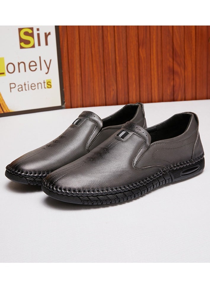 Shougu Versatile Retro Casual Leather Shoes  - Image 1