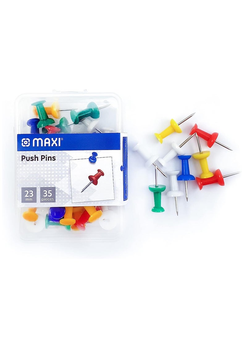 Maxi - 4-Pack Push Pin Set Multicolour - Image 1