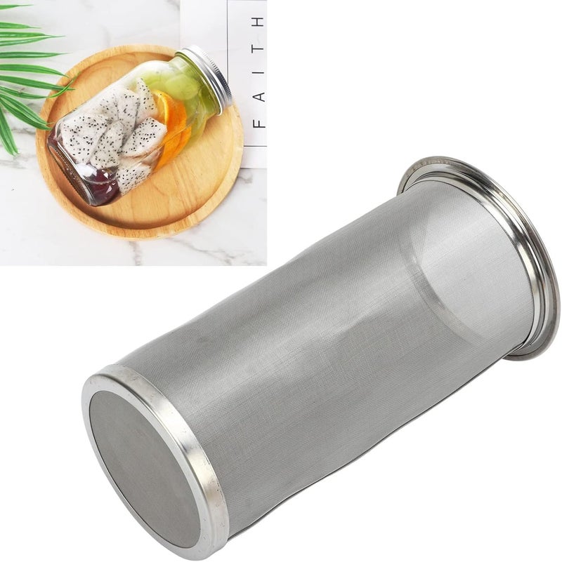 Desert area eligible deliver Tyenaza Cold Brew Coffee Filter, Stainless Steel Reusable Wide Mouth Mesh Cylindrical Filter with White Gasket for Tea Coffee (8 * 15cm) Heavy load resistant KSA market compliant quality General need oriented design Simple multi-feature practical build Flexible trendy construction Bug proof seal Bulk storage easy optimized build Trendy varied sizing alternatives Local & cross border ship compatible Integrated warehouse solution Condition adaptive build All condition fit Practical design alternatives Easy assemble Heat resistant Precision made Stain resistant Moisture wear upgraded quality Wide daily application Individual & group usable All space matching look Popular trusted craftsmanship Oil resistant Regional distribution available - Image 5