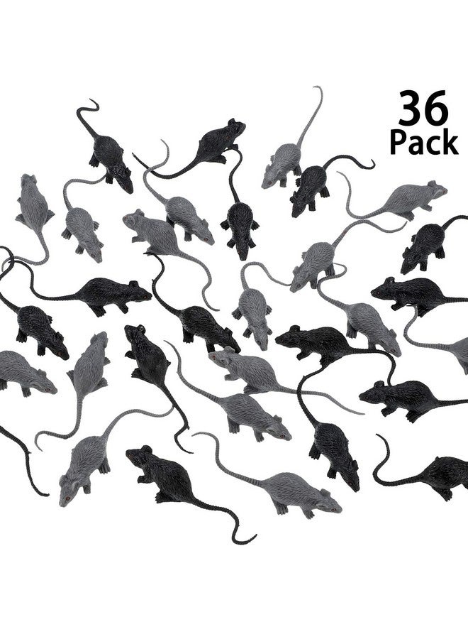 Gejoy 36 Pieces Realistic Mouse Fake Mouse Plastic Mini Rats For Halloween Decoration Supplies - Image 5