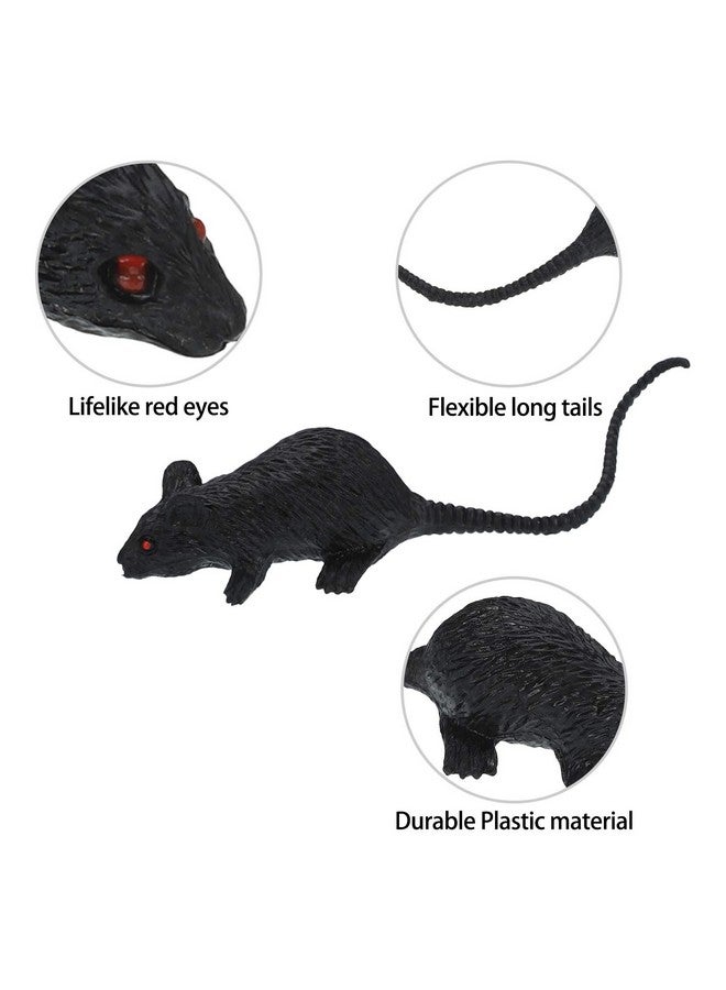 Gejoy 36 Pieces Realistic Mouse Fake Mouse Plastic Mini Rats For Halloween Decoration Supplies - Image 4