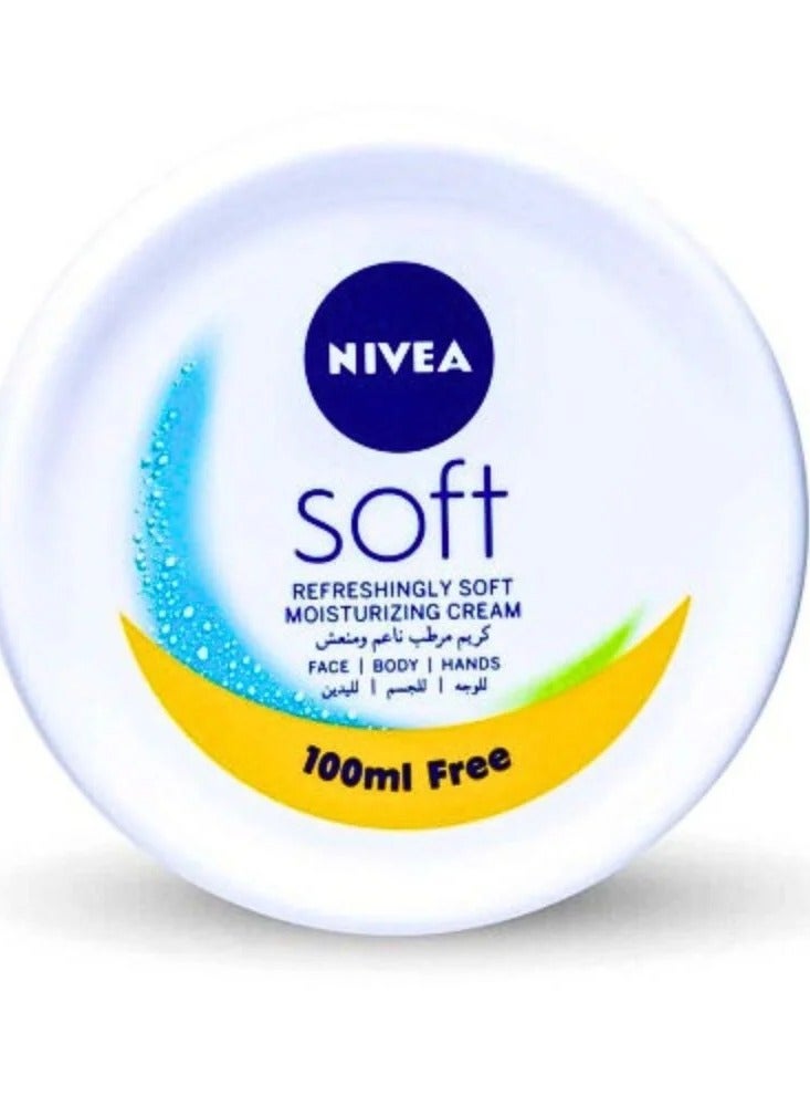 نيفيا كريم نيفيا المرطب سوفت آند فريش 300 مل + 100 مل إضافي