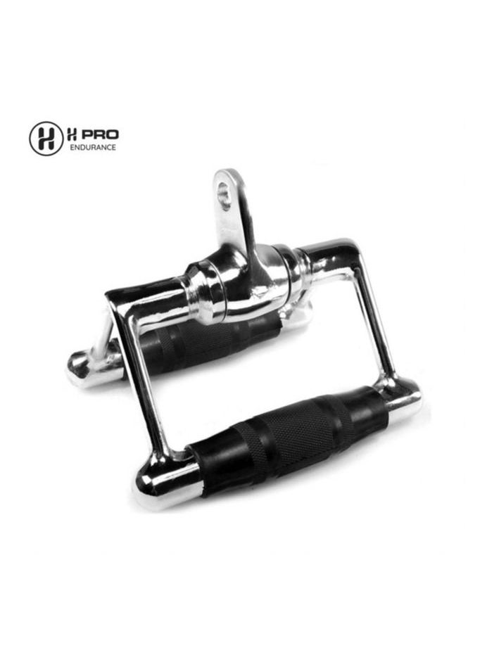 H PRO H PRO Unisex Cable Machine Attachment| Pull Down Rowing Handle| Weightlifting Accessory for Home Gym| V Bar Cable Attachment| 360° Steel Swivel Non Slip and Handle  - Image 3