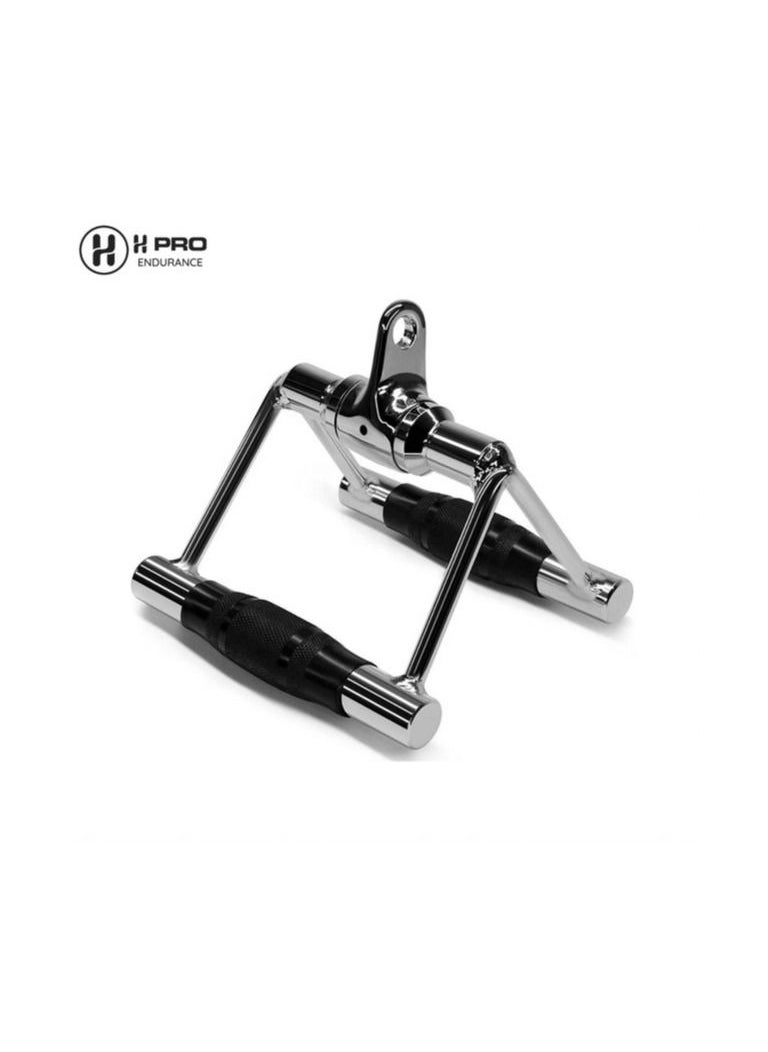H PRO H PRO Unisex Cable Machine Attachment| Pull Down Rowing Handle| Weightlifting Accessory for Home Gym| V Bar Cable Attachment| 360° Steel Swivel Non Slip and Handle  - Image 2