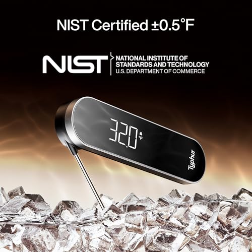 Typhur InstaProbe Core 0.5 Sec Instant Read Meat Thermometer Digital with Readable Display in Sunlight for Cooking, Professional Thermometer with IP67 Waterproof for Grill, BBQ, Cooking, Smoker - Image 4