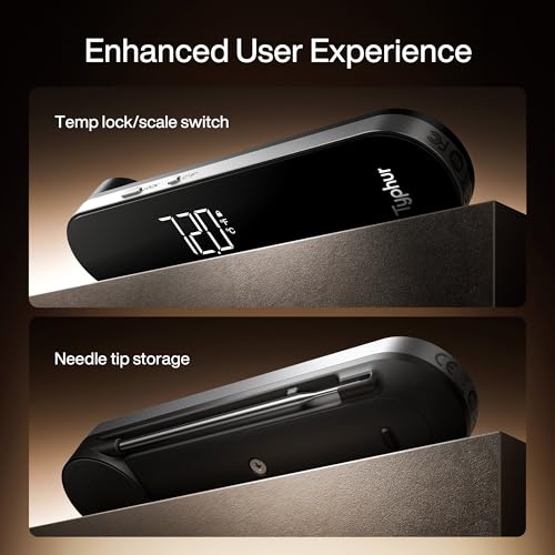 Typhur InstaProbe Core 0.5 Sec Instant Read Meat Thermometer Digital with Readable Display in Sunlight for Cooking, Professional Thermometer with IP67 Waterproof for Grill, BBQ, Cooking, Smoker - Image 5