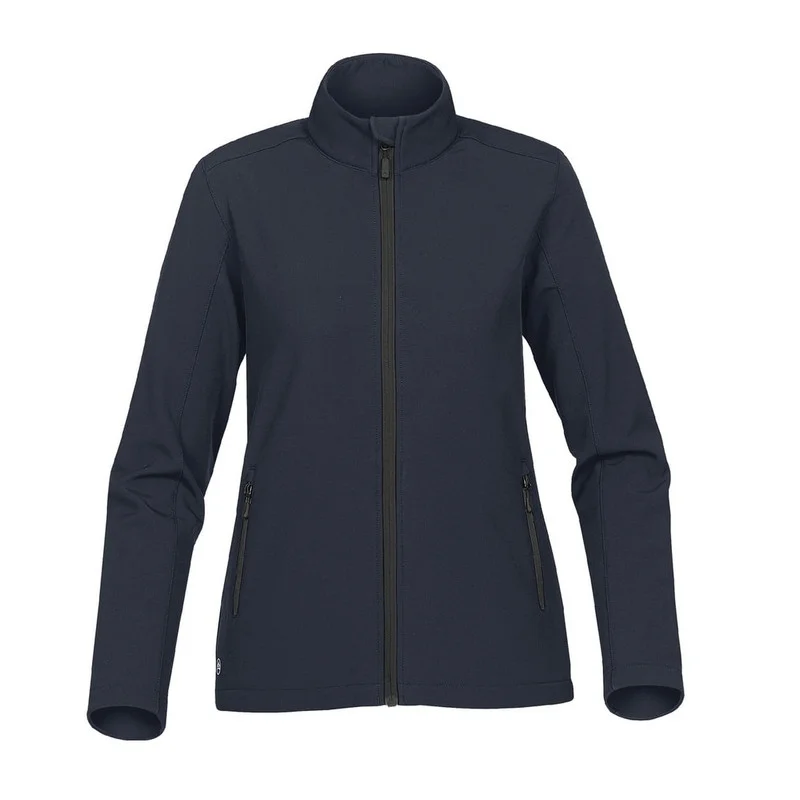 Stormtech Stormtech Women’s Orbiter Softshell Jacket - Water-Repellent, Wind-Resistant Mid-Weight Fleece-Back Stretch Soft Shell for Outdoor, Work, Travel & Everyday Wear – Zippered Pockets & Urban Fit (Navy)