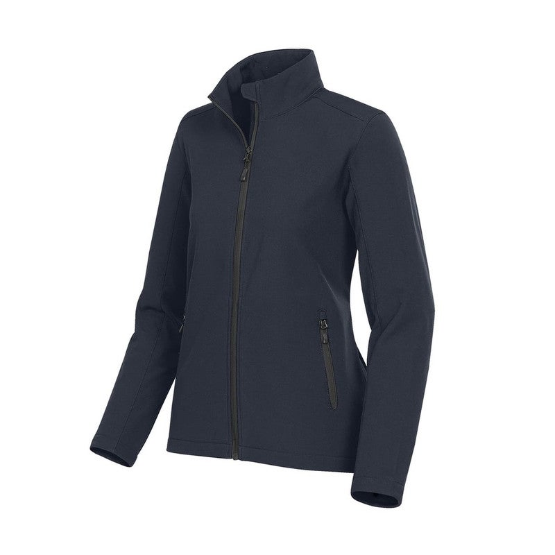 Stormtech Women’s Orbiter Softshell Jacket - Water-Repellent, Wind-Resistant Mid-Weight Fleece-Back Stretch Soft Shell for Outdoor, Work, Travel & Everyday Wear – Zippered Pockets & Urban Fit (Navy) - Image 1