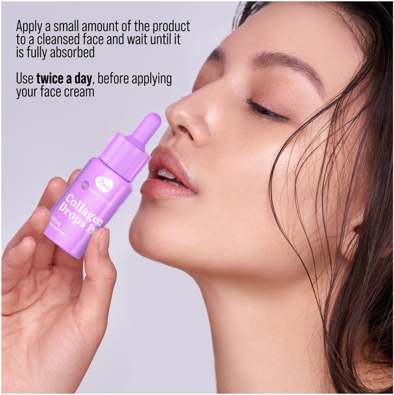 7DAYS MY BEAUTY WEEK COLLAGEN DROPS 1% Lifting face serum, 20 ml - Image 2
