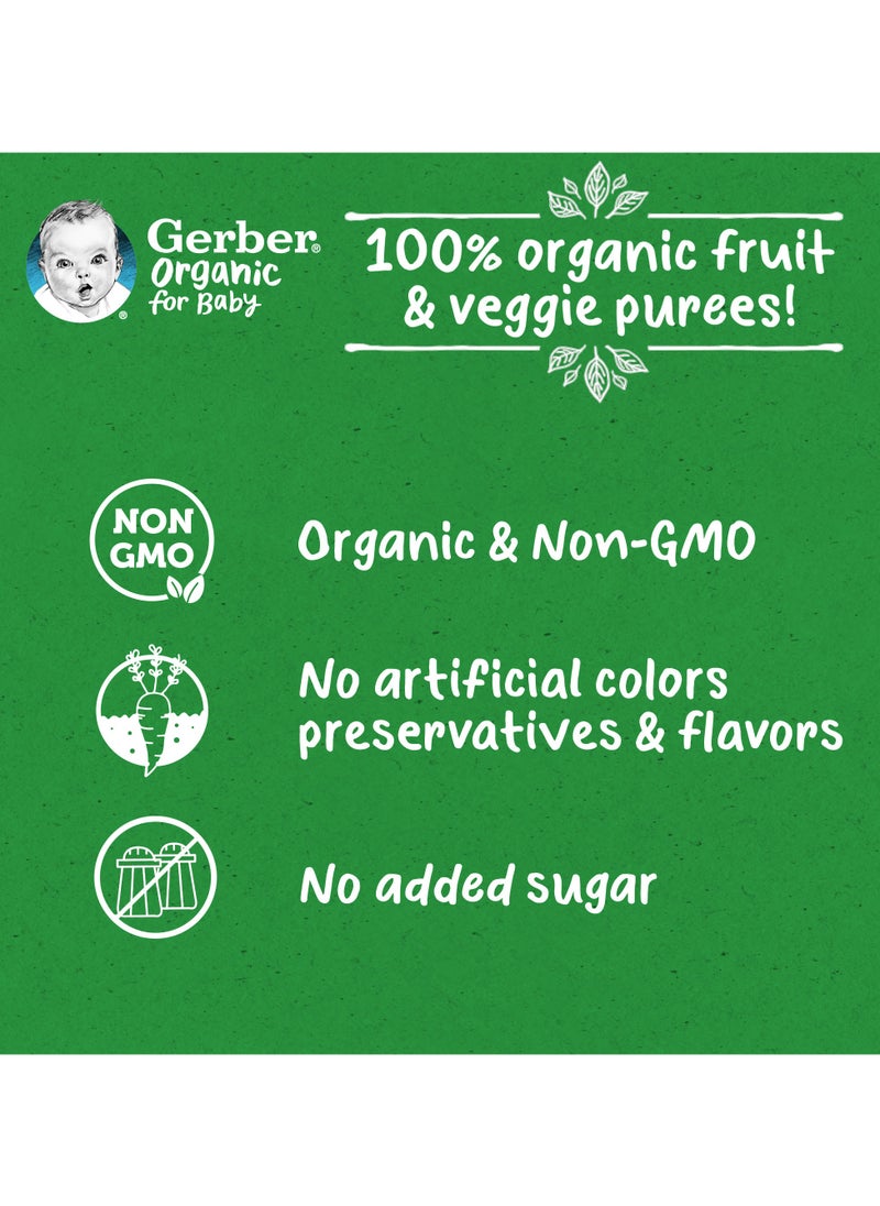 Gerber Organic Pumpkin Banana Carrot Puree 4 x 90g  - Image 5