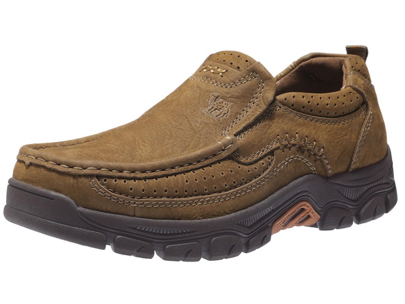 CAMEL CROWN Mens Slip On Loafer Leather Casual Walking Shoes Comfortable for Work Office Dress Outdoor - Image 1