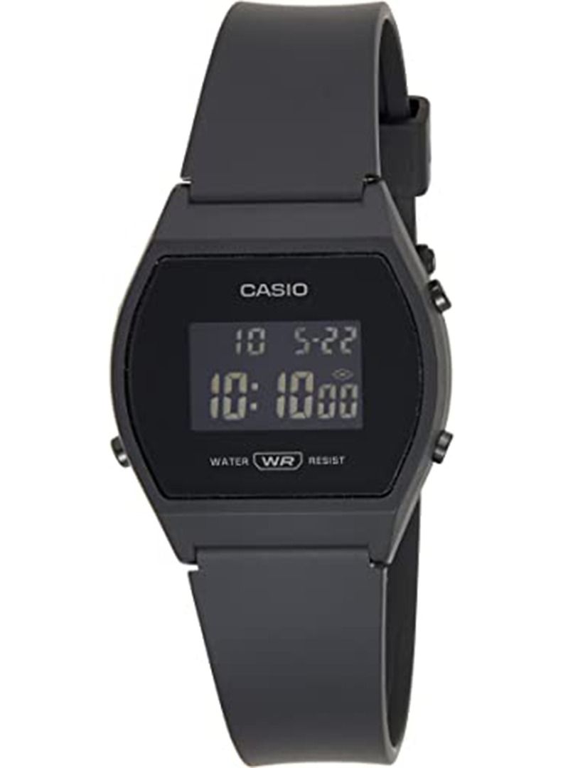 كاسيو Casio Vintage Series Digital Black Dial Unisex Adult Watch  LW-204-1BDF - Image 1