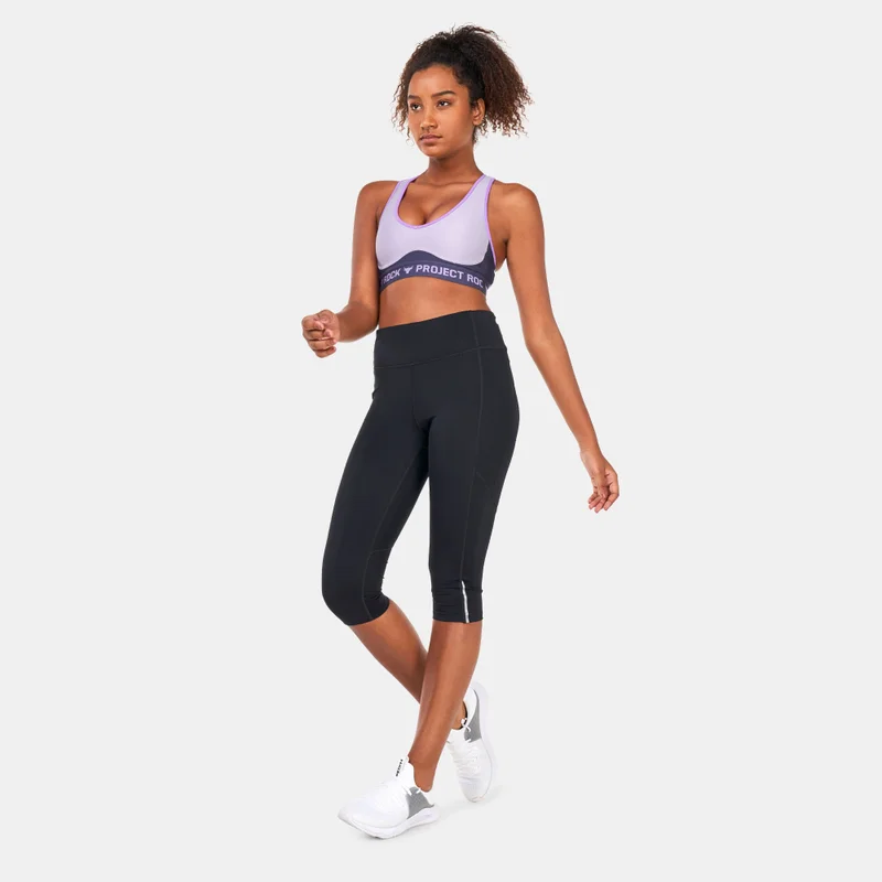 UNDER ARMOUR Women's Project Rock Crossback Disrupt Sports Bra