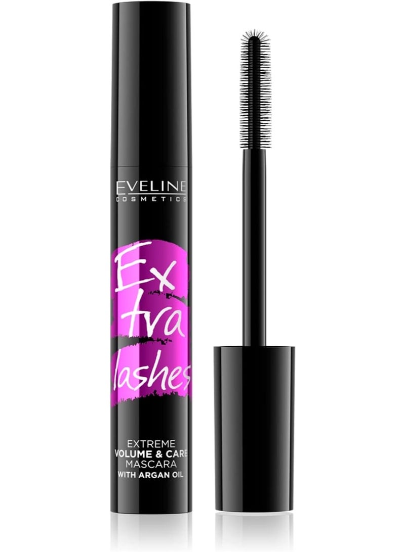 إيفيلين إكسترا لاشز - ماسكارا مكثفة للغاية للعناية بالرموش - ماسكارا مكثفة للغاية - أسود - 12 مل - Image 1