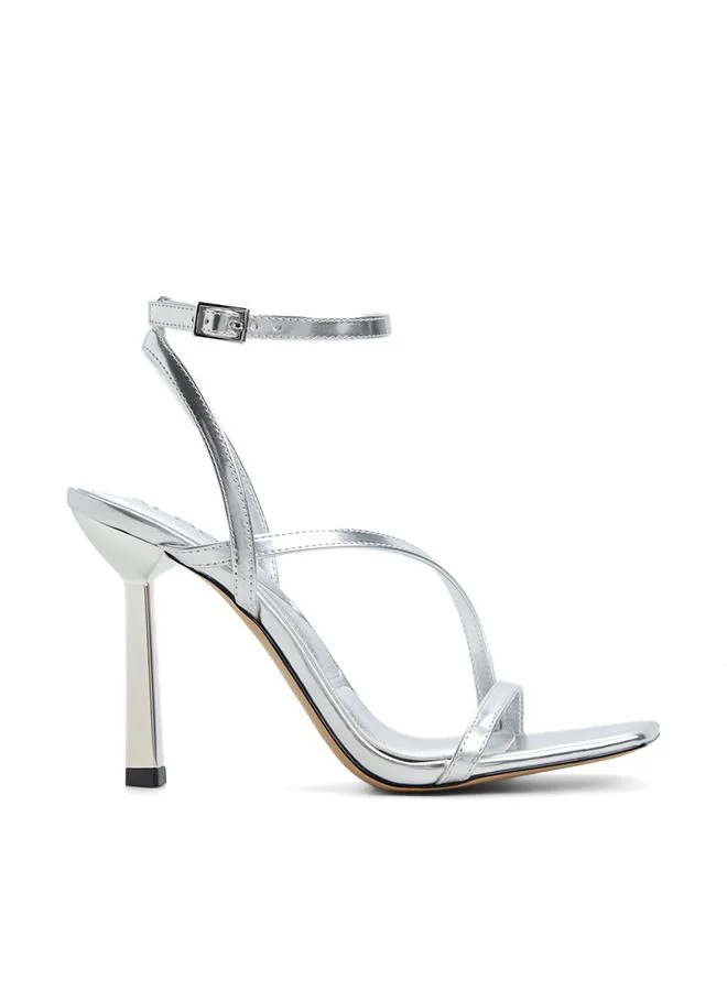 Scintilla Ladies Silver Heeled Sandals