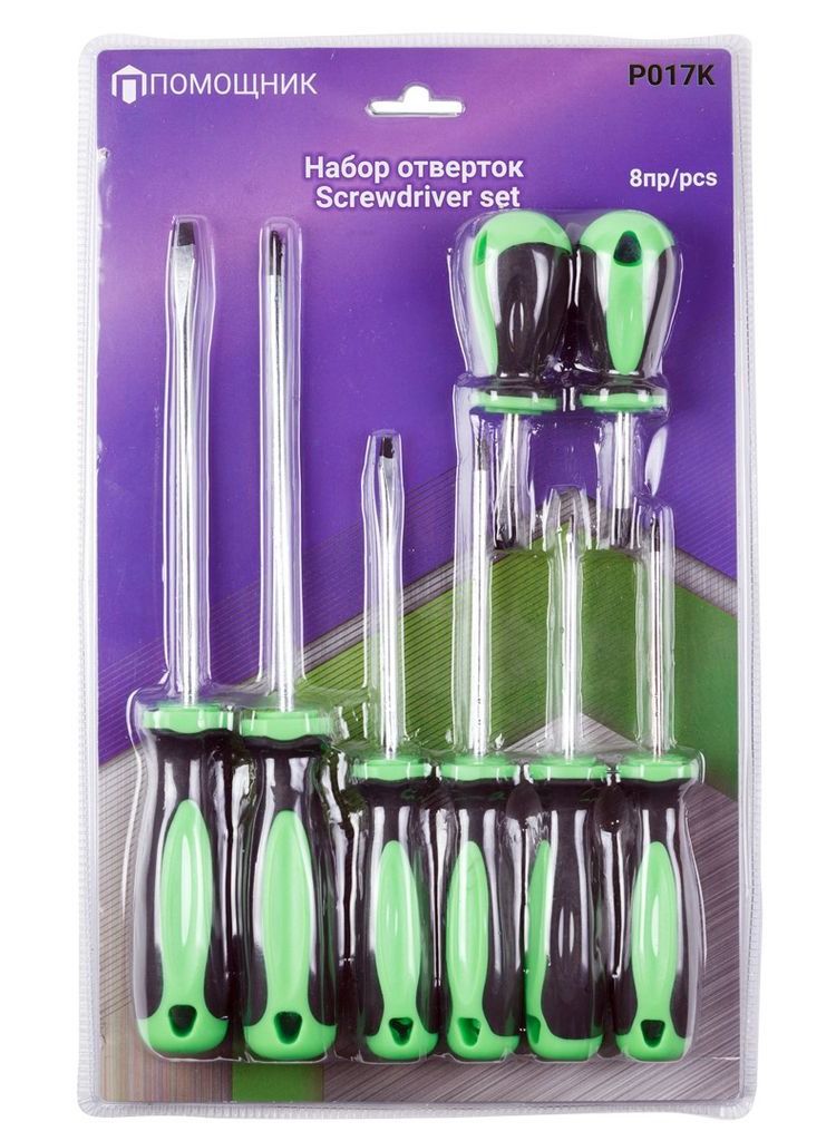 WMC TOOLS WMC Screwdriver Set Household Usage 8 pcs in a Blister - Image 1