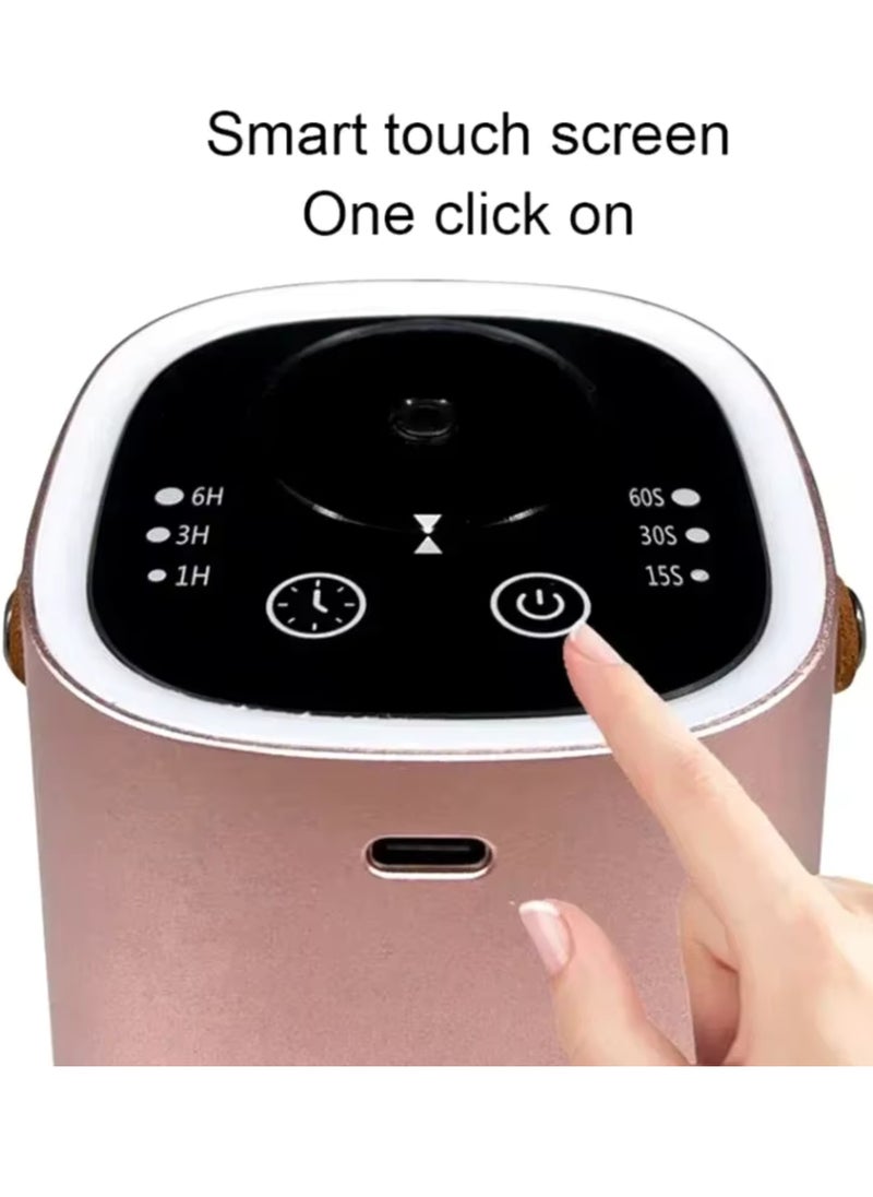 xinzhen - Portable USB Car Aromatherapy Diffuser, Intelligent Touch Screen, Waterless Aroma Machine for Automatic Relaxation, Car Charger Compatible, Compact Design for Easy Use - Image 1