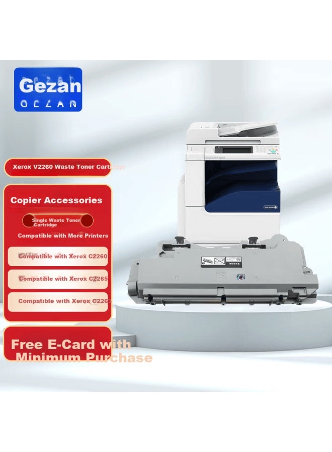 Gezan Compatible Xerox 5th Gen 2260 Waste Toner Box Vc2260 C2265 C2263 7120 7125 7225 4th Gen R5 Recycling Bottle Waste Toner Container Toner Collection Bottle - Image 2