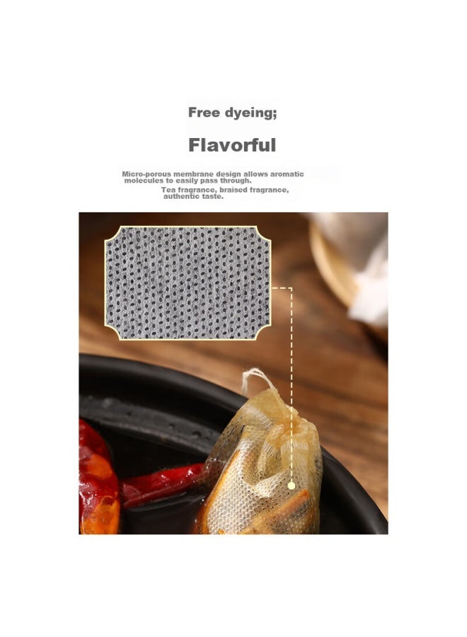 Miao Xinsi Miaox I Tea Bag, Chinese Medicine Bag, Spice Bag, Filter Bag, Soup Making Bag, Seasoning Bag, Star Anise Bag, Tea Leaf Bag, Disposable Decoction Bag  - Image 2