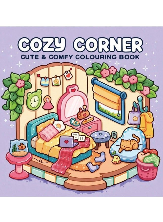 كيلا لحظات الفتيات: كتاب تلوين لتخفيف التوتر للبالغين والمراهقين - أنشطة يومية لطيفة ومريحة، رسومات للتأمل الذهني | علاج فني مُريح مُضاد للقلق (مجموعة مساحات مريحة) - Image 1