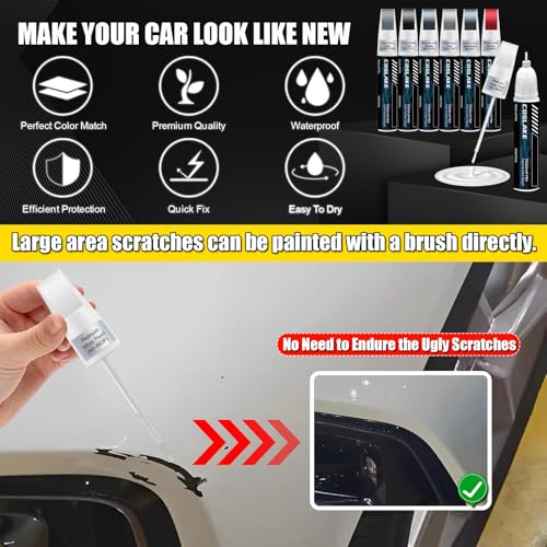 COSLAKE Car Touch Up Paint(Canyon River Blue Metallic(B-640M)) for Honda, Car Paint Scratch Repair Kit, Quick & Easy Solution to Repair, 2 in 1 Scratch Remover Pen with Color-Matched - Image 4