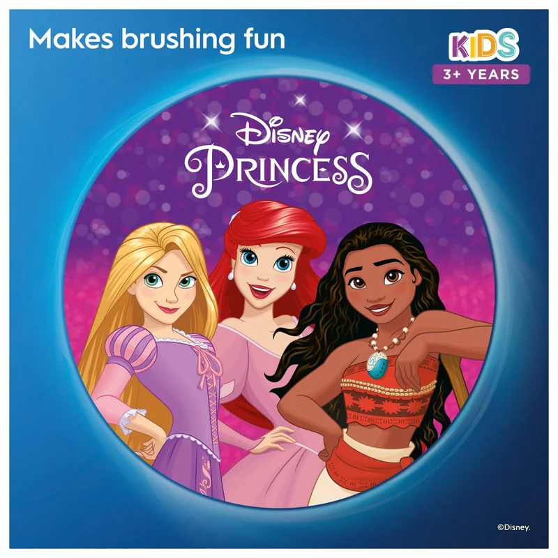 Oral-B Battery Toothbrush Featuring Disney Princes for Kids 3+, Precision Clean, Plaque removal, Healthy Gums - DB 5.510.1Knces