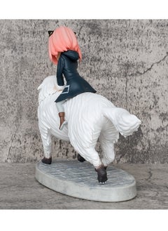 General Anime spy play house Anya & Bond Anya riding a dog hand-made ornaments model chassis car  - Image 5