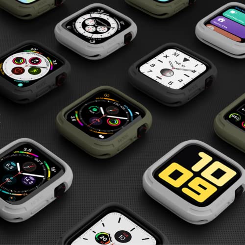 elkson Apple Watch 6 SE 5 4 case 44mm iwatch Quattro Series Bumper Cases Protection Compatible with Apple Watch Durable Military Grade Pink TPU Flexible Shock Proof Resist - Image 4