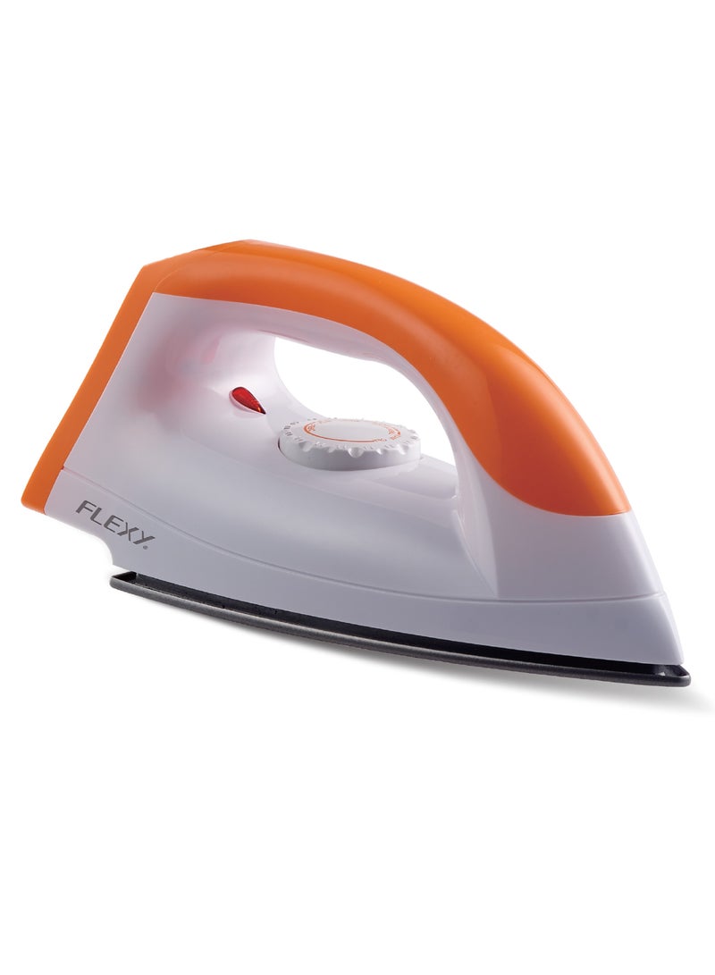 Flexy FLEXY DRY IRON:1000W Power, Non-Stick Teflon Soleplate, Adjustable Temp, Heat Indicator, Swivel Cord, Overheat Protection—Effortless Dry Ironing with Enhanced Safety and Convenience.  - Image 1