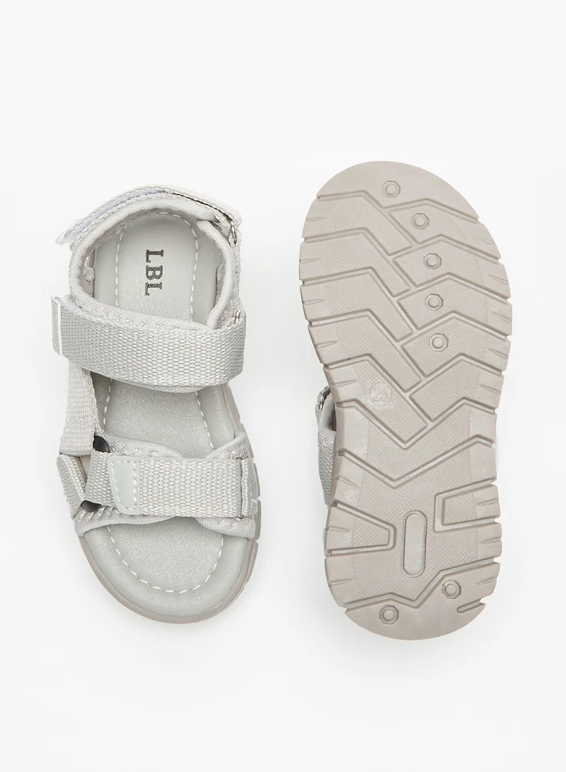 ال بي ال من شو اكسبرس Girls Textured Floaters with Hook and Loop Closure