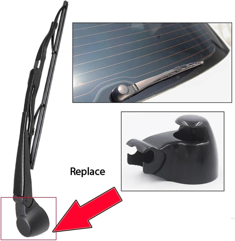 QASULER Rear Wiper Arm Washer Cover for VW Sharan - Image 3