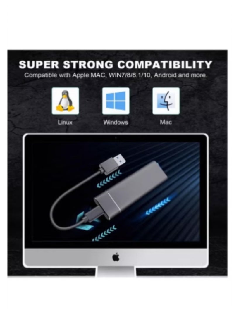 Portable External Hard Drive 4TB , Mini SSD Hard Drives,Solid State External Drives,Computer Backup Drive,USB 3.1 to Type-C Support Data Storage Transfer for Windows XP PC Laptop and Mac - Image 5