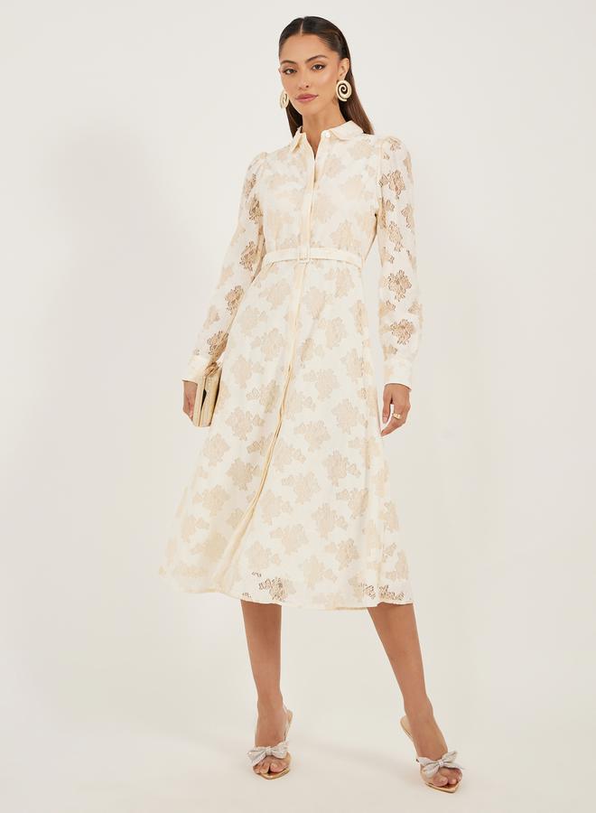 Styli Floral A-Line Dress  - Image 1