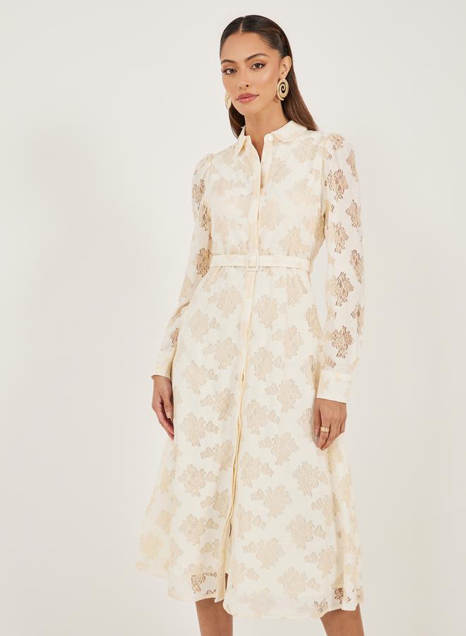 Styli Floral A-Line Dress  - Image 3