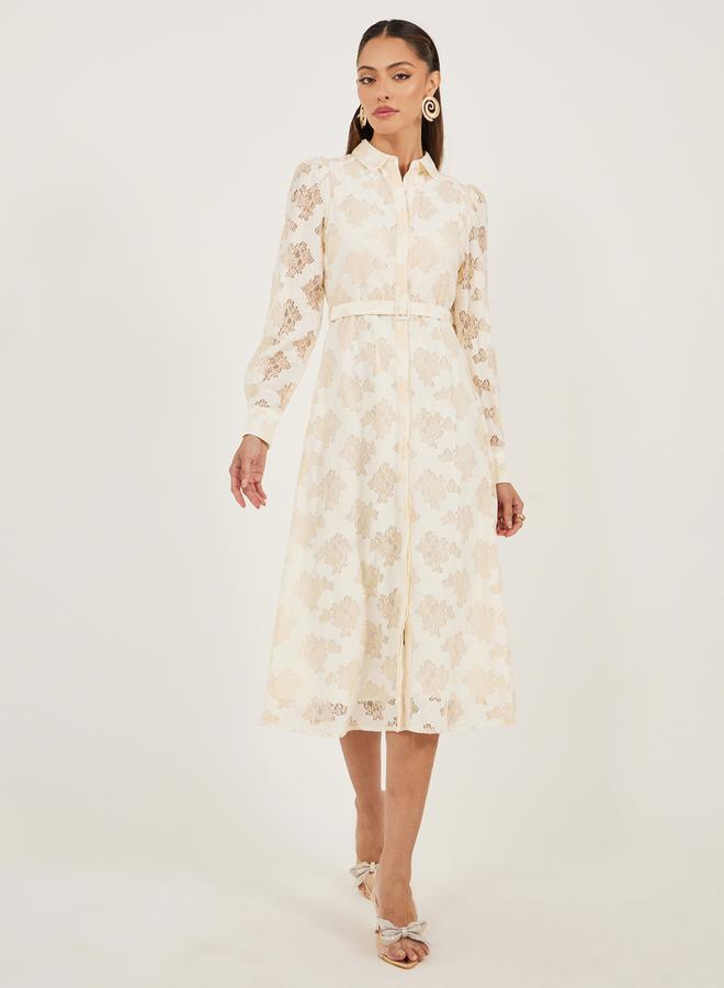 Styli Floral A-Line Dress  - Image 2